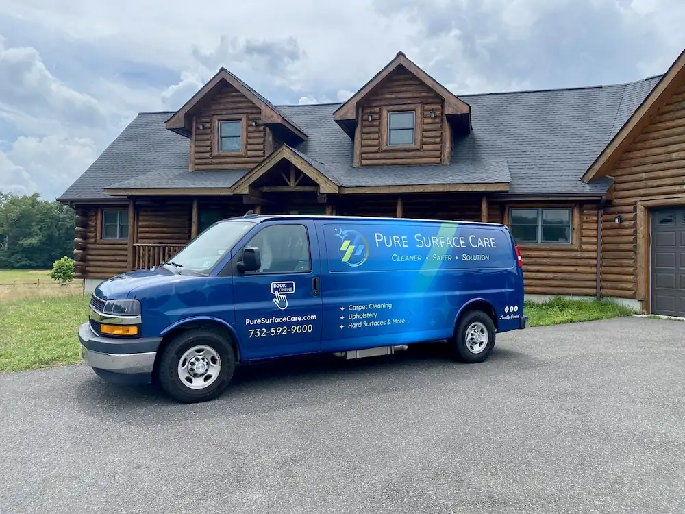 Pure Surface Care professional cleaning van serving Monmouth County NJ