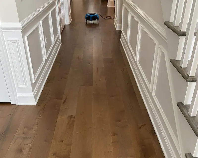 Laminate floor cleaning in a Monmouth County, NJ home