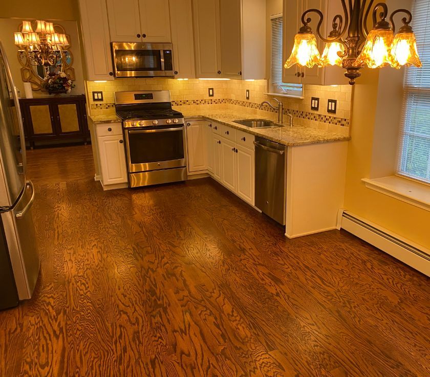 Hardwood Floor Cleaning Result in Freehold 1