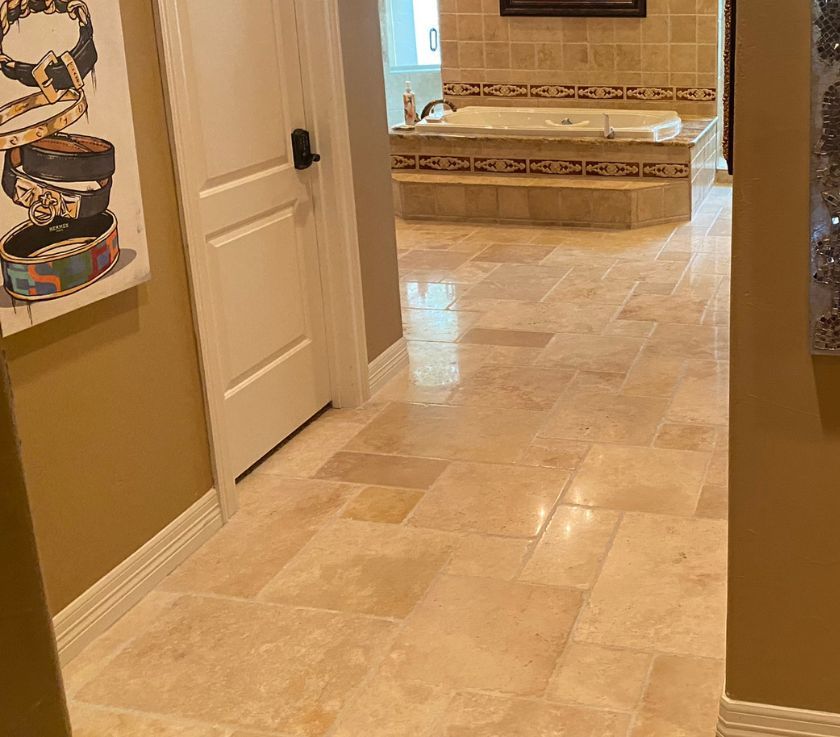 Tile Grout Cleaning Result in Howell Township 7