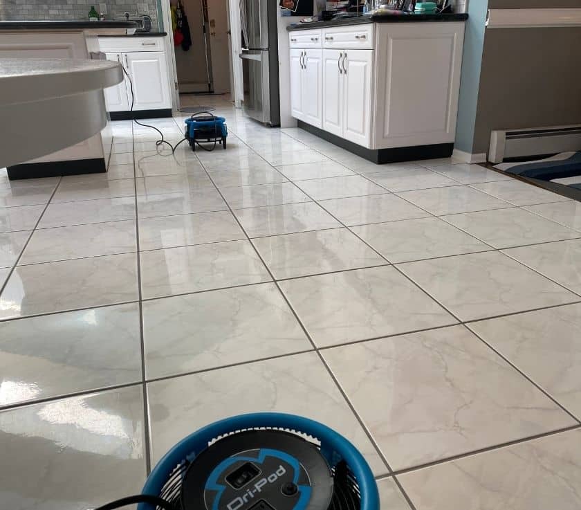 Kitchen Tile and Grout Cleaning by Pure Surface Care